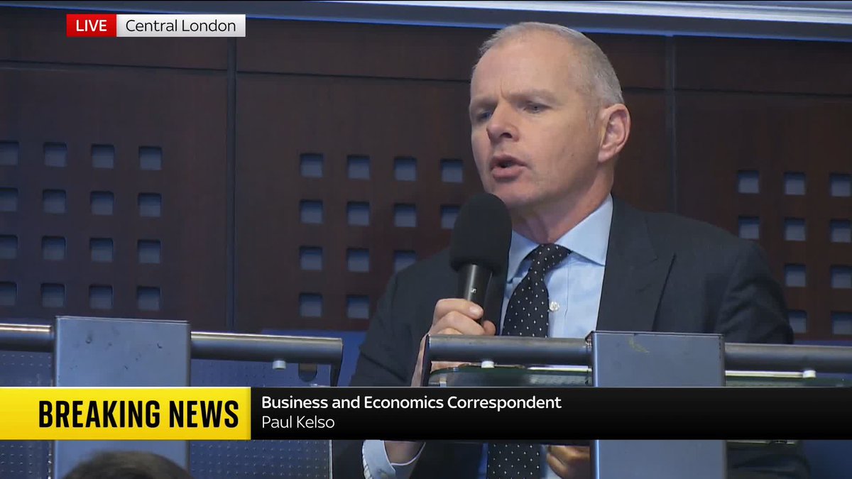 Sky's Paul Kelso asks the Bank of England's governor, Andrew Bailey, two questions, the first regarding rate cuts, and the second about Mandelson's conduct while business secretary and his relations with Epstein. 📺 Sky 501, Virgin 602