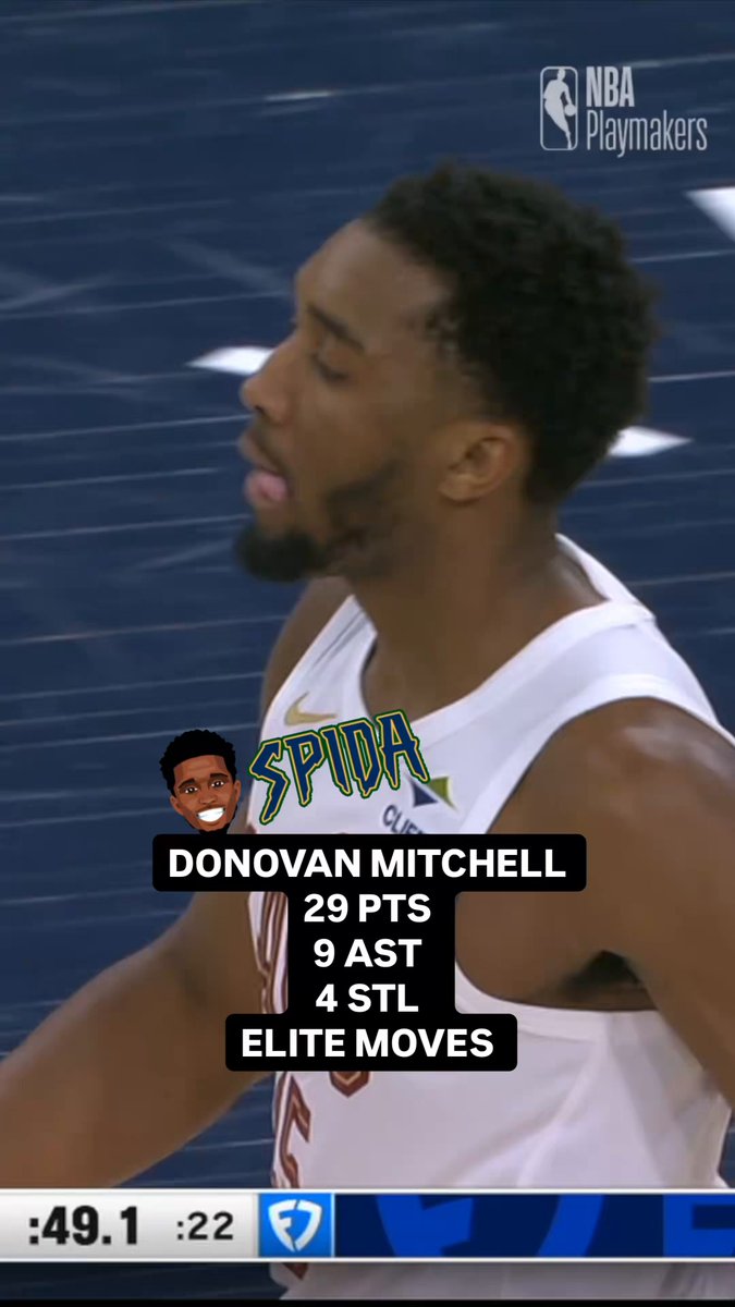 Nahhh Donovan Mitchell ( Donovan Mitchell ) was going crazy 🤯 These are some elite moves and counters 29 points 9 assists 4 steals in 29 Min breakdown by Jordan Richard