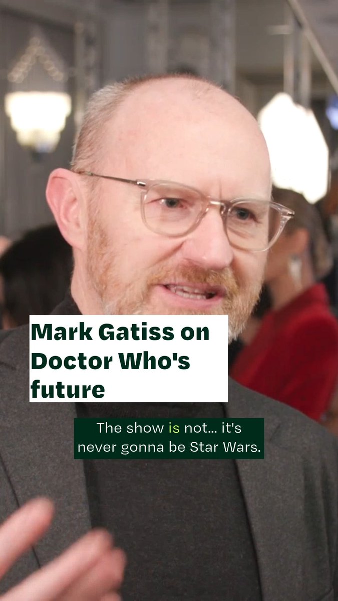 "It's never going to be Star Wars". Mark Gatiss, Doctor Who writer, shares his verdict on the show's future at this year's Radio Times Covers Party. #DoctorWho