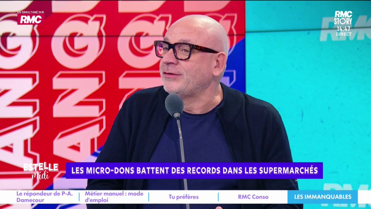 🪙 Les micro-dons battent des records dans les supermarchés et permettent de récolter 15 millions d'euros en 2025 🎙️frédéric hermel🇫🇷 : "Je ne donne jamais et ça m'énerve. Je trouve que c'est une injonction. Moi quand je donne, je veux savoir où ça va" #EstelleMidi