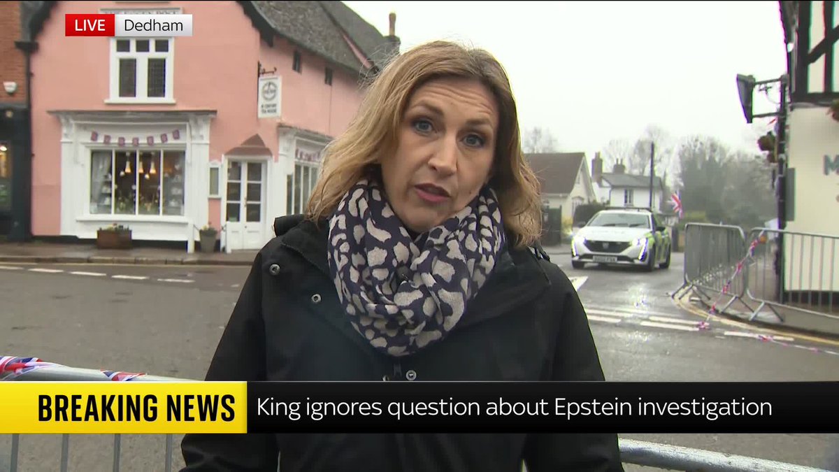 King Charles ignored a question about the Epstein investigation while on a royal visit to Dedham, Essex. Royal correspondent Rhiannon Mills analyses the situation, where palace insiders have told her the royals 'aren't burying their heads in the sand'.