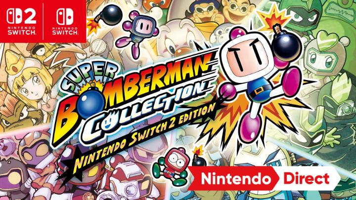 Play the hit party battle game series from Konami! SUPER BOMBERMAN COLLECTION features 7 titles with 12 versions. Available today for Nintendo Switch 2 and Nintendo Switch. #NintendoDirect