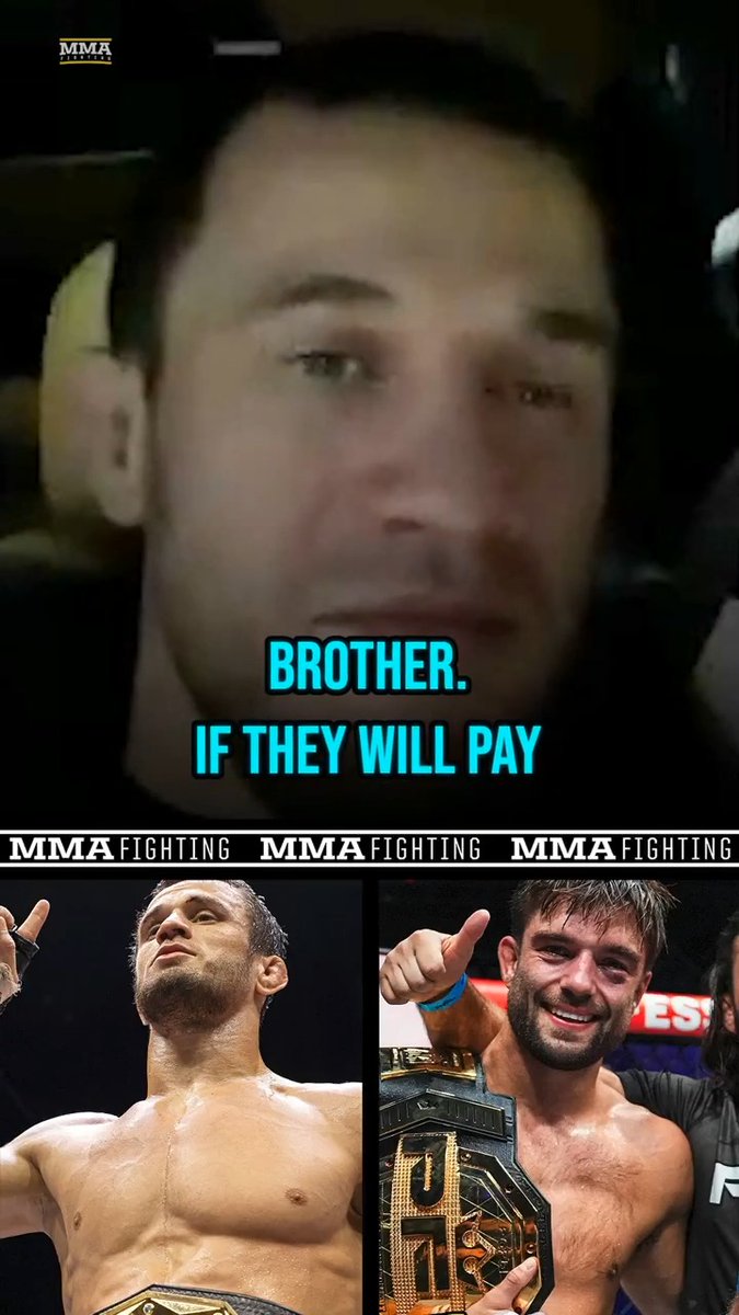 Usman Nurmagomedov opens up on his PFL future with 2 fights remaining on contract: "If they will pay, we will see what’s going to happen. … We have a good relationship with PFL and a very kind relationship. I can be a star in PFL, too." (🎥 Damon Martin)
