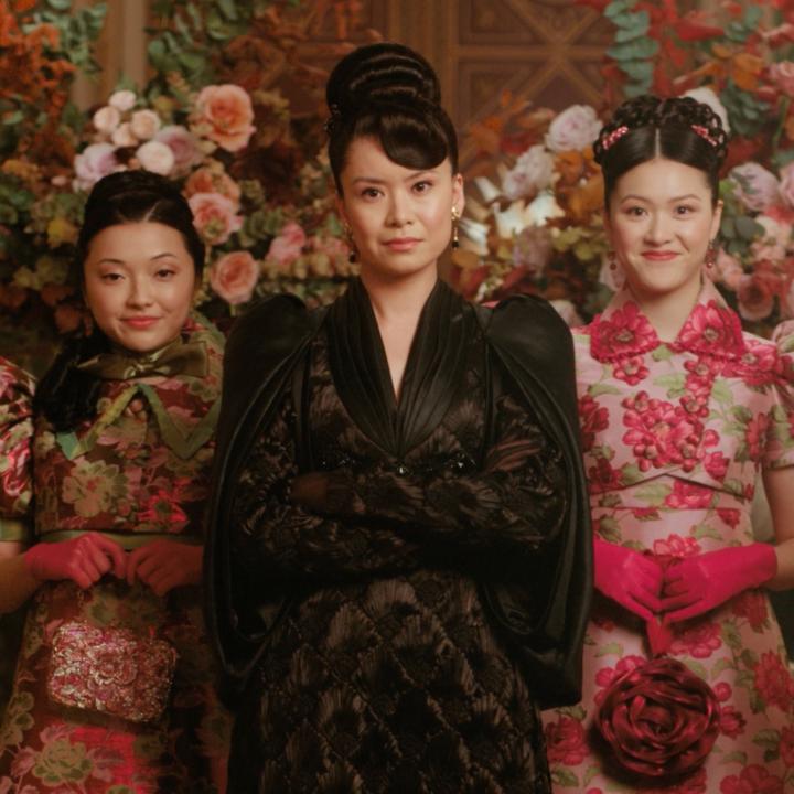 Lady Penwood and her two daughters are the perfect image of grace, so she says.