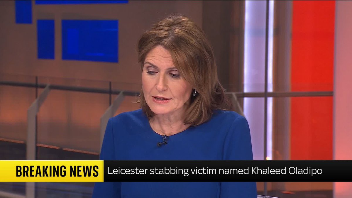 BREAKING: Leicester stabbing victim names as Khaleed Oladipo - a 20-year-old De Montfort University cybersecurity student from London, police say. 📺 Sky 501, Virgin 602, Freeview 233 and YouTube