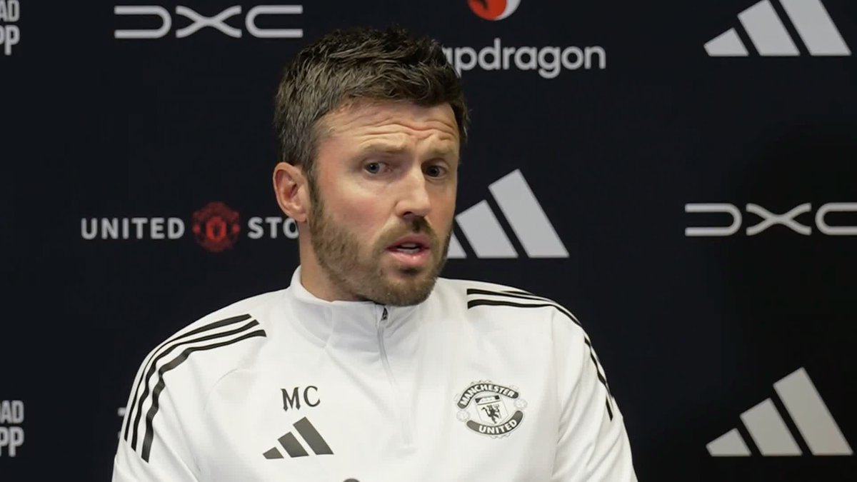"At this stage nothing has been confirmed". Michael Carrick on the potential of Manchester United playing mid-season friendlies in order to boost revenues 🔴