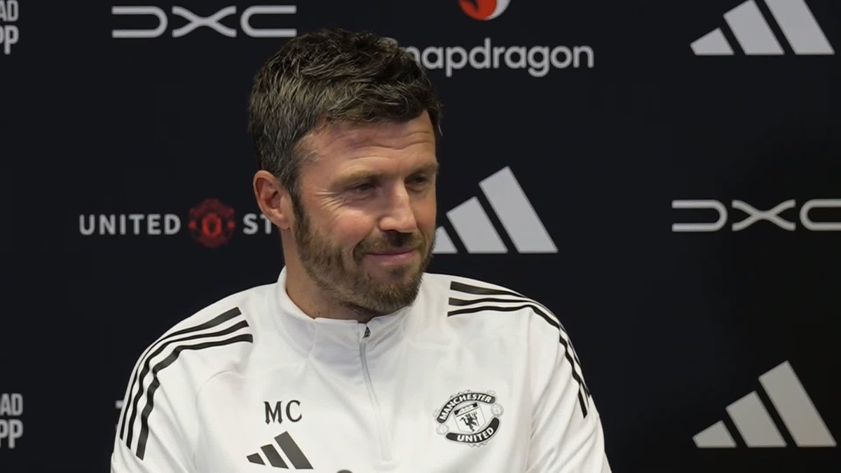 "They've got really good attackers" What kind of challenge does Michael Carrick feel Spurs will bring to Old Trafford on Saturday? 🔴