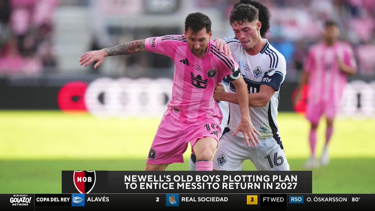 “If there’s any set of fans that deserve to see Messi with their shirt on, it’s the Newell's Old Boys fans.” Nico Cantor and Michael Lahoud discuss the chances of Messi making a 2027 return to his boyhood club Newell’s Old Boys 👀🇦🇷