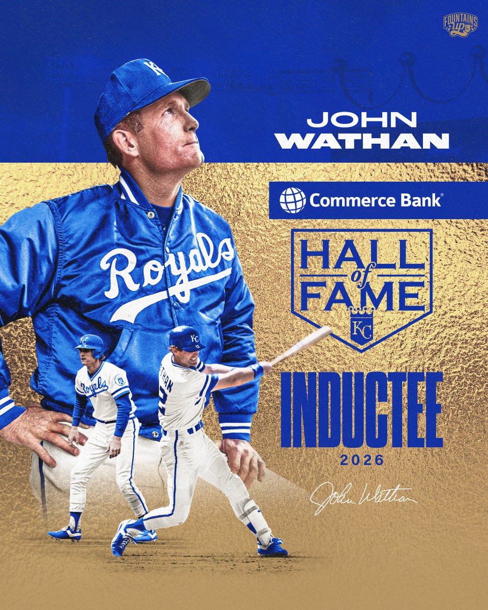 John Wathan: Catcher First-baseman Outfielder Coach Manager Broadcaster Scout Roving Instructor Special Assistant of Player Development And now, Royals Hall of Famer.