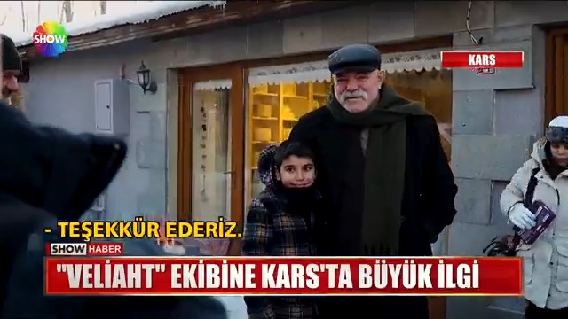 #Veliaht ekibine Kars'ta büyük ilgi! Veliaht Dizi yeni bölümüyle bu akşam 20.00'de Show TV'de.