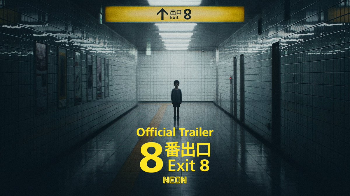 Official trailer for EXIT 8, directed by Genki Kawamura and based on the video game from KOTAKE CREATE. In theaters April 10.