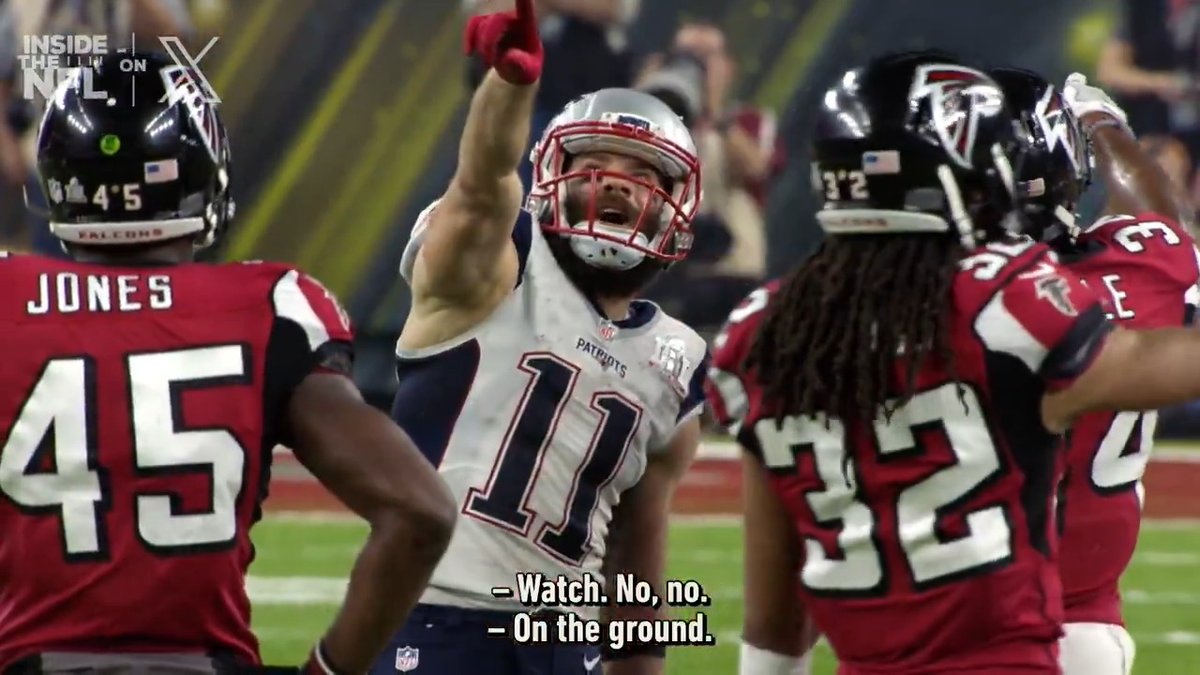 "I caught it! I caught it!" Julian Edelman knew there was no doubt about his miraculous catch in Super Bowl LI. @insidethenfl's Top 60 SB Mic'd Up Moments on X