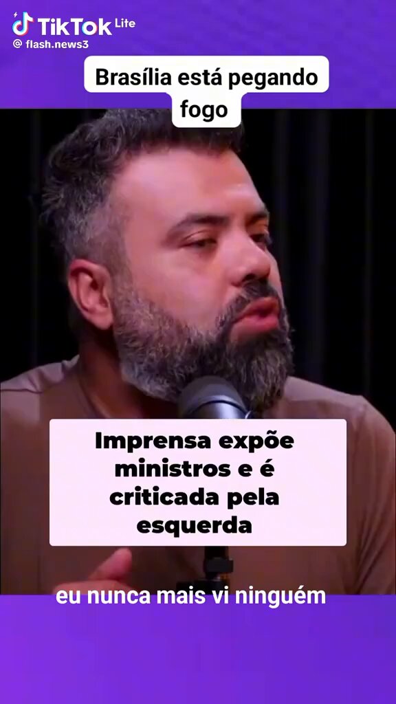 Até o ontem esse lacaio estava massageando o ego dos ministros pra atacar Bolsonaro, pois ele falava muito palavrão!