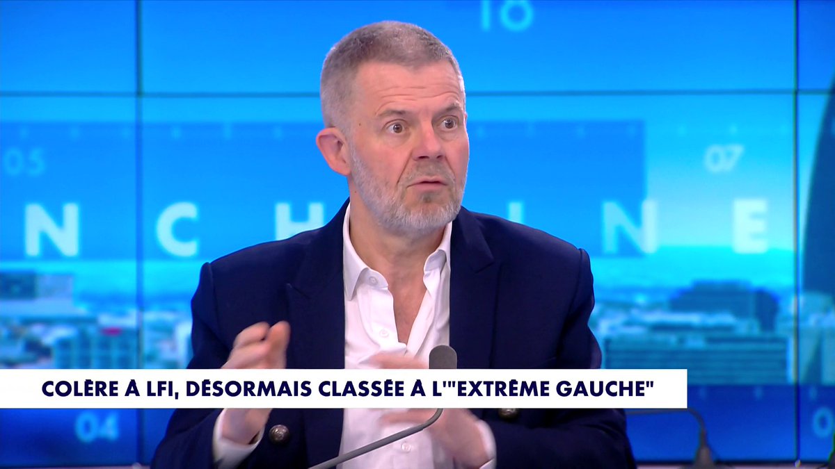 Alors que LFI a été officiellement classée à l’extrême gauche, Eric Naulleau ne manque pas de réagir : «Le grand remplacement est une théorie d’extrême gauche pas de gauche», dans #Punchline