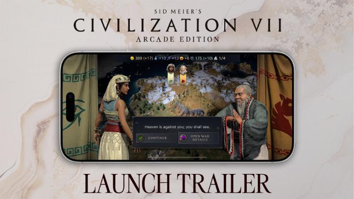 Forge your empire on the go. Sid Meier's Civilization® VII Arcade Edition is out now! Play on Mac, iPhone, and iPad starting today! 📱
