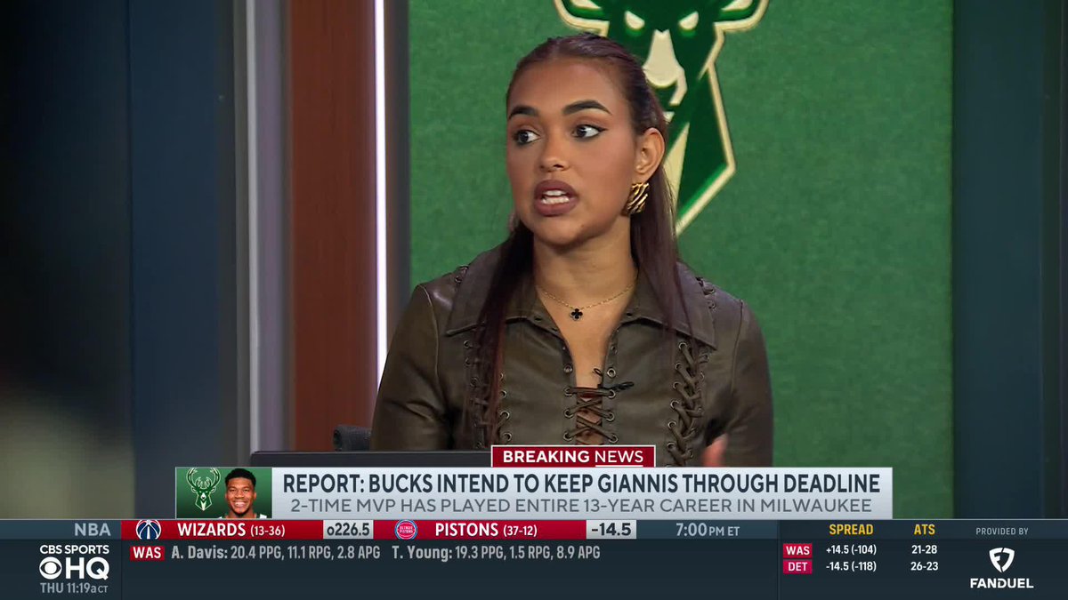"I do think that if Giannis wanted to be traded and the deadline was his deadline, he would be traded." Ashley Nicole Moss reacts to the Bucks keeping Giannis through the deadline.