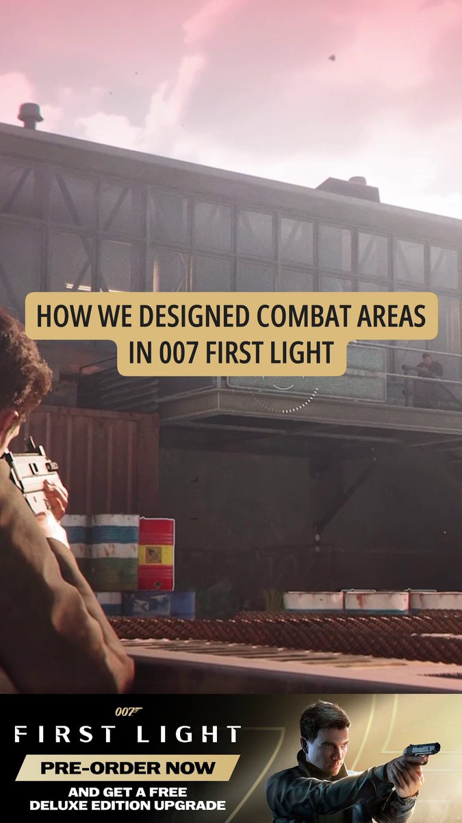 Providing moment to moment options that always push you forward in the scenario is a key design principal the team had when designing combat areas. Pre-order now and get a free Deluxe Edition Upgrade. #007FirstLight #EarnTheNumber