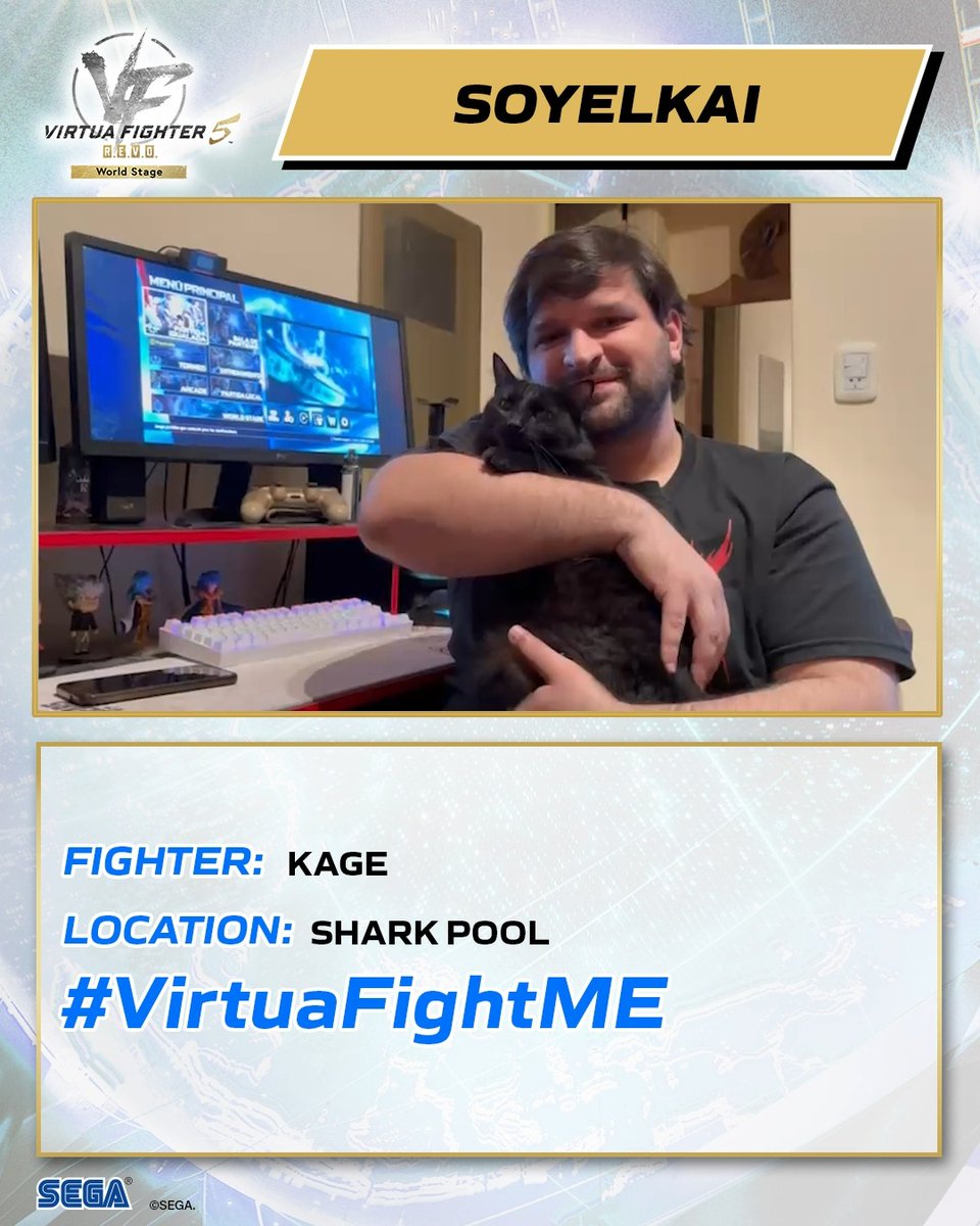 1000 real-world players await in the World Stage. Think you have what it takes. The legendary ninja from Argentina has some words for you... And a cat - GNS|SoyElKai 🇦🇷