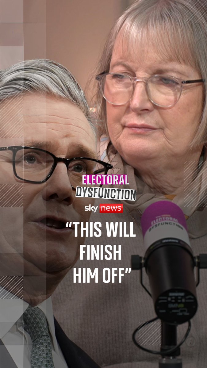 Former Labour Party deputy leader Harriet Harman expresses her disdain to Sky's Beth Rigby at the apology given today by Keir Starmer. Does she think he can come back from this? You can find out on tomorrow’s Electoral Dysfunction episode. 🎧
