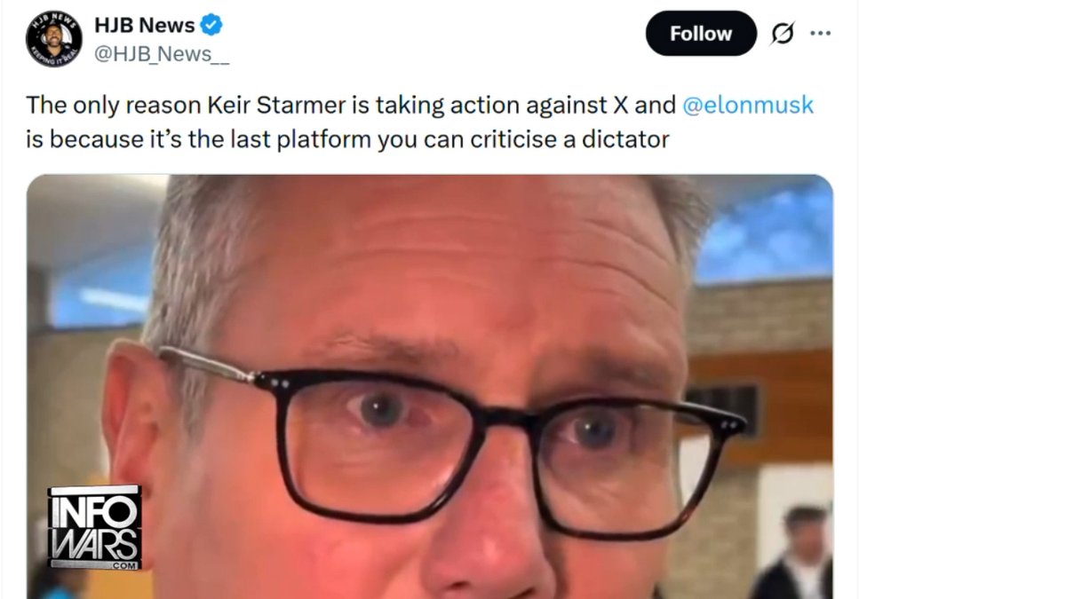 BREAKING: The ADL Is Secretly Working With UK’s Keir Starmer To Pressure France & Other EU Countries To Criminally Indict Elon Musk For Defending Free Speech! TUNE INTO THE ALEX JONES SHOW LIVE FOR THE LATEST: