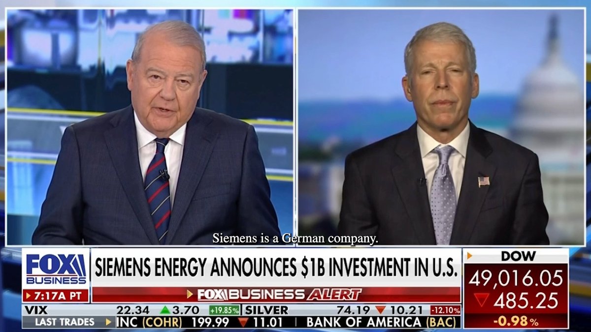 The combination of President Trump's trade policies and common sense are sparking record investment in the United States with investors dubbing it "the hottest electricity market today in the world."
