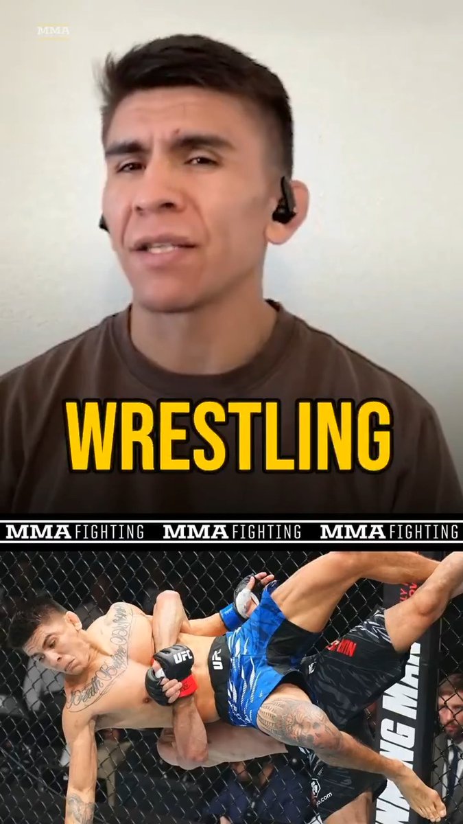 #UFCVegas113 headliner Mario Bautista reveals biggest regret from Umar Nurmagomedov loss: "I think I would have just made [camp] more wrestling-heavy. … He hit him with some knees and pressured him, he just resorted to wrestling." (🎥 Damon Martin)