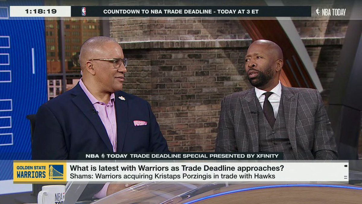 Anything can happen as the trade deadline is closing in 👀 Marc J. Spears Watch the NBA Today Trade Deadline Special NOW on ESPN and the ESPN App 🏀🔥