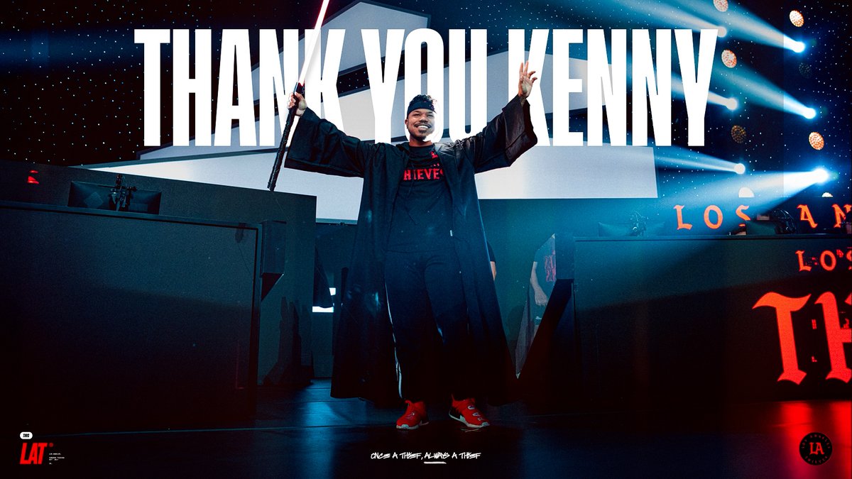 Thank you, 🇵🇭 Kenny. You'll forever be a part of our history, and we can't thank you enough for everything that you've done with the LA Thieves. We're looking forward to seeing what you do next.