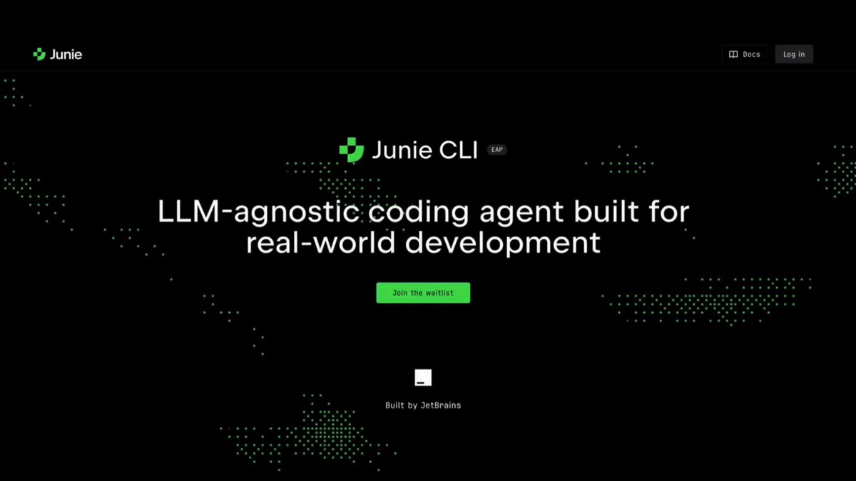 Meet Junie CLI, the LLM-agnostic agent that makes coding more productive and enjoyable. Run Junie directly from your terminal, in any IDE or inside your CI/CD pipelines. Join the Early Access Program to try Junie CLI first and share your feedback: