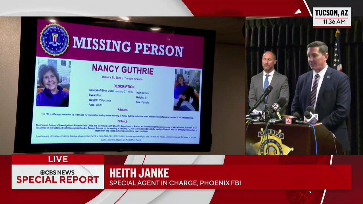 “It had facts associated with a deadline and a monetary value they were asking for,” Special Agent Heith Janke tells CBS News’ Jon Vigliotti, explaining why investigators are focused on a specific ransom note tied to the disappearance of 84-year-old Nancy Guthrie. “One talked about an Apple Watch, and one talked about a floodlight.”