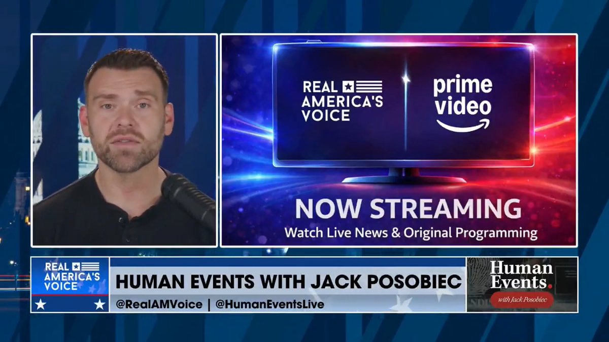 BIG NEWS: RAV IS NOW ON AMAZON PRIME! 📺 🇺🇸"Get RAV content...however you so choose. We're just getting BIGGER and BIGGER!" Jack Posobiec