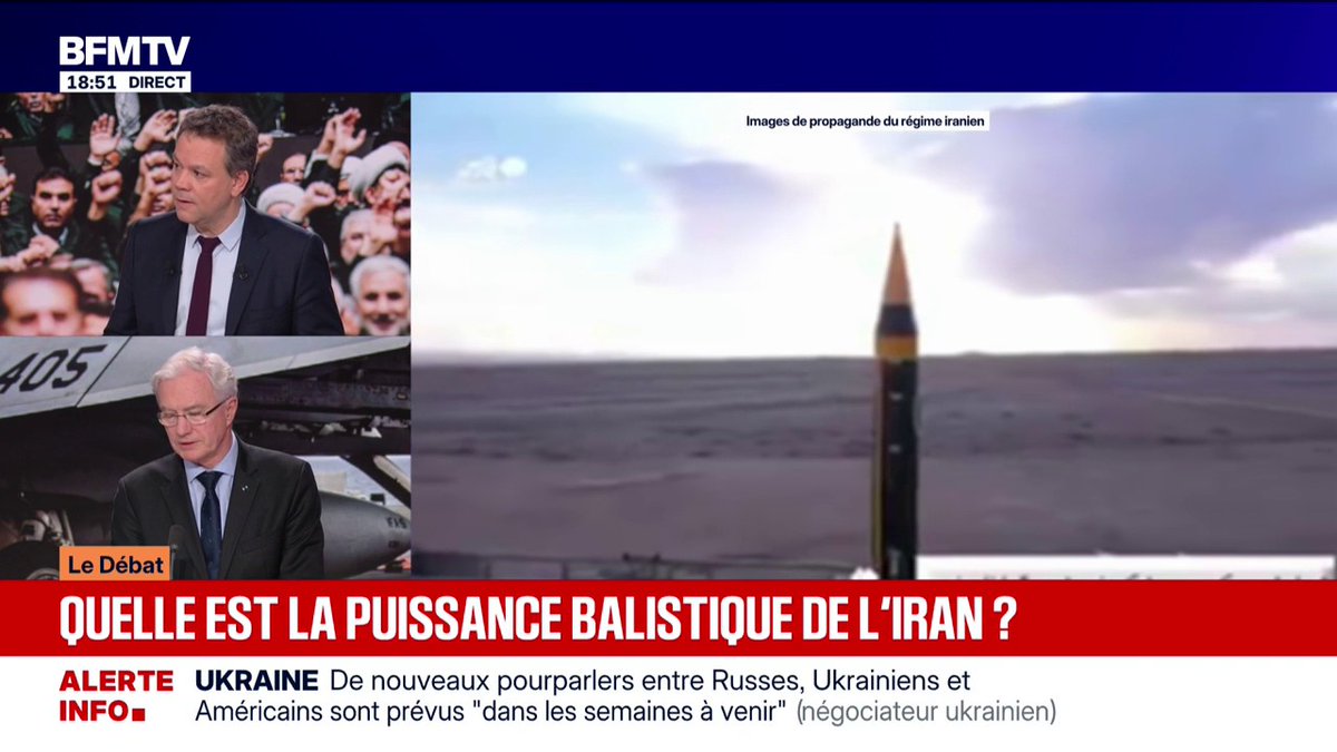 🇮🇷🇫🇷🤣Un « expert » sur BFM, en bégayant, va expliquer très sérieusement qu’Israël est capable d’intercepter sans problème un missile hypersonique qui file à Mach 16. Et il va parler de la « guerre des douze jours » en l’appelant la « guerre de dix jours »