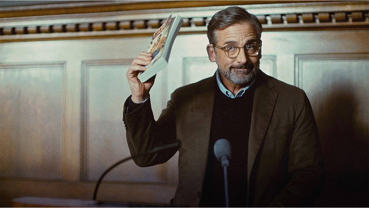 Bem-vindo à faculdade, Mr. Russo. Steve Carell estrela #Rooster, nova série que chega dia 8 de Março HBO Max.
