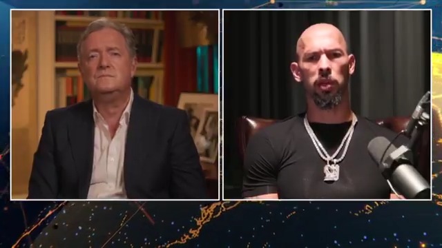 Piers Morgan asks Andrew Tate why his staff deleted his tweet saying 'I miss human trafficking.' Watch more👇 📺 Piers Morgan | Andrew Tate