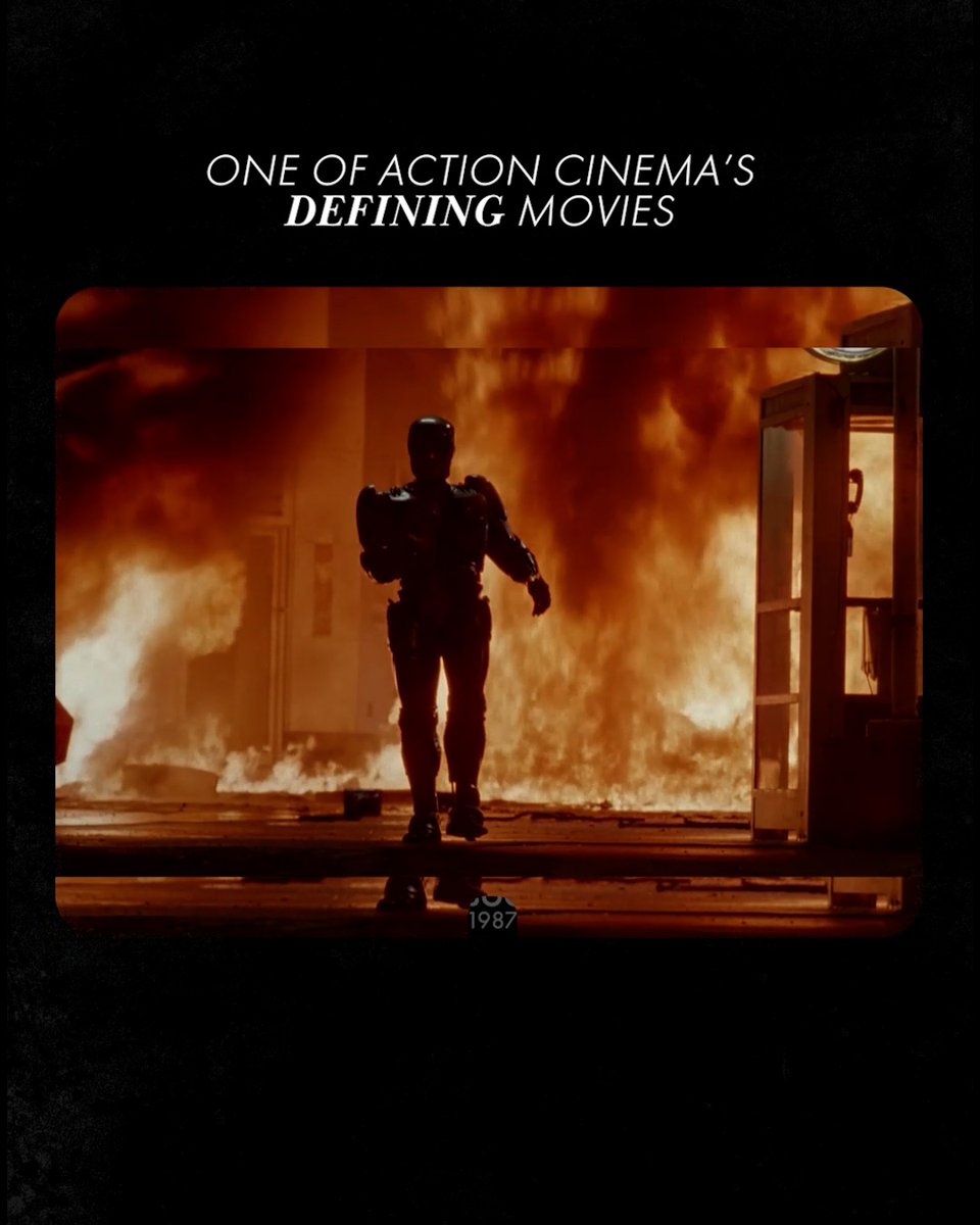 Part man. Part Machine. All Cop. #OnThisDay in 1988, the future of law enforcement touched down in 🇬🇧 cinema's - When did you first come face to face with ROBOCOP? Available on 4K UHD #ActionCinema #MovieTrivia