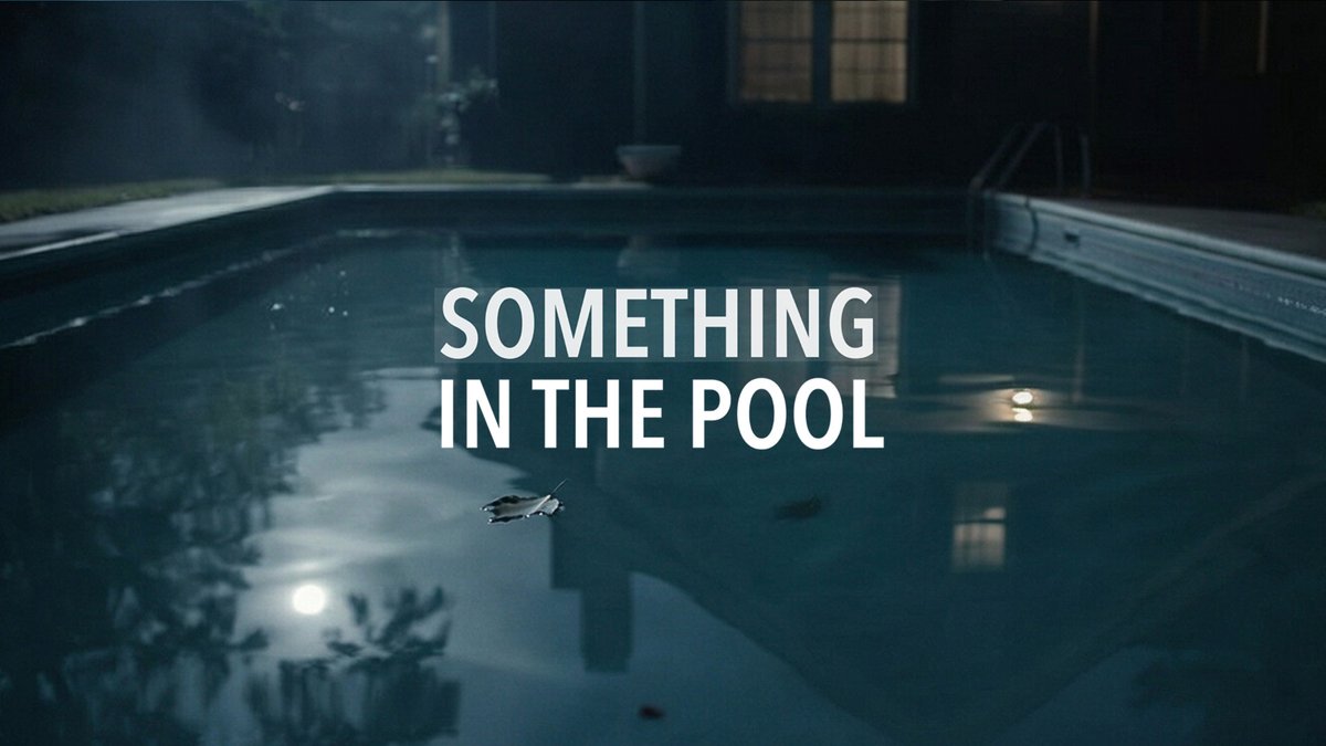 Something in the Pool Made with Kling AI 3.0 Image retouch Adobe Photoshop Edited with Adobe Video Premier 2026