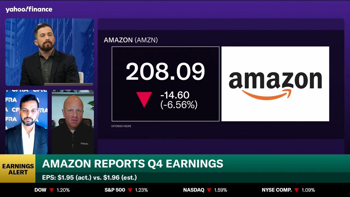"Amazon is probably one of the largest potential beneficiaries of AI within their own business, and not just their cloud business," Futurum CEO Daniel Newman says.