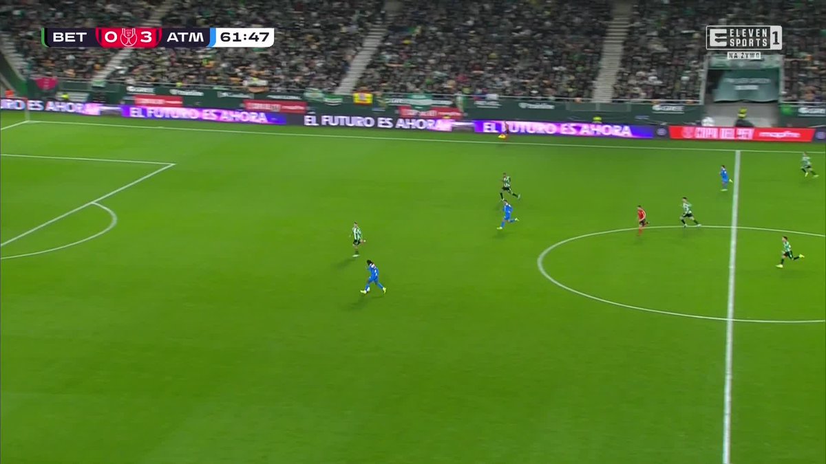 ๐ฅ๐ฅ ANTOINE GRIEZMANN! ๐ฅ๐ฅ ๐ Betis 0:4 Atlรฉtico. Peลna dominacja Atleti! ๐ Kibice Betisu juลผ opuszczajฤ
stadionโฆ Ostatnie minuty meczu na ลผywo w Eleven Sports 1 #lazabawa