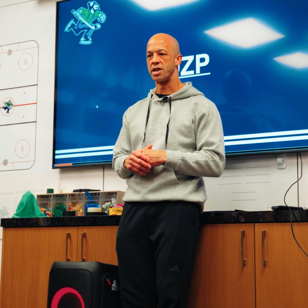 Benny is heading to Rockford! ✨ Watch the moment Head Coach Manny Malhotra announced to the team that Ben Berard is an All-Star!
