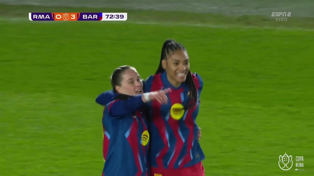 🥵 PEDAZO DE ASISTENCIA DE PATRI ¡Ya es goleada del Barcelona al Real Madrid! Ve la Copa de la Reina en ESPN y #DisneyPlus Premium