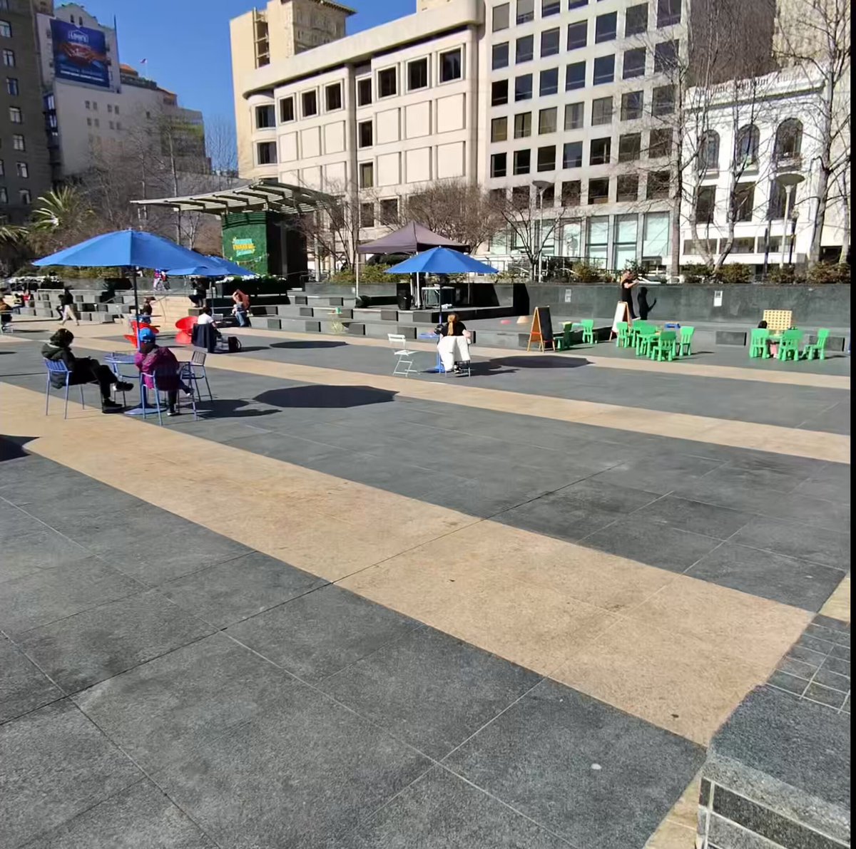 🎥February 05 2026 1:00pm Location Union Square San Francisco Union Square is looking great The weather is perfect. The birds are chirping pop up shops in the Powell street corridor is thriving with businesses. LET’S GO SAN FRANCISCO!!!