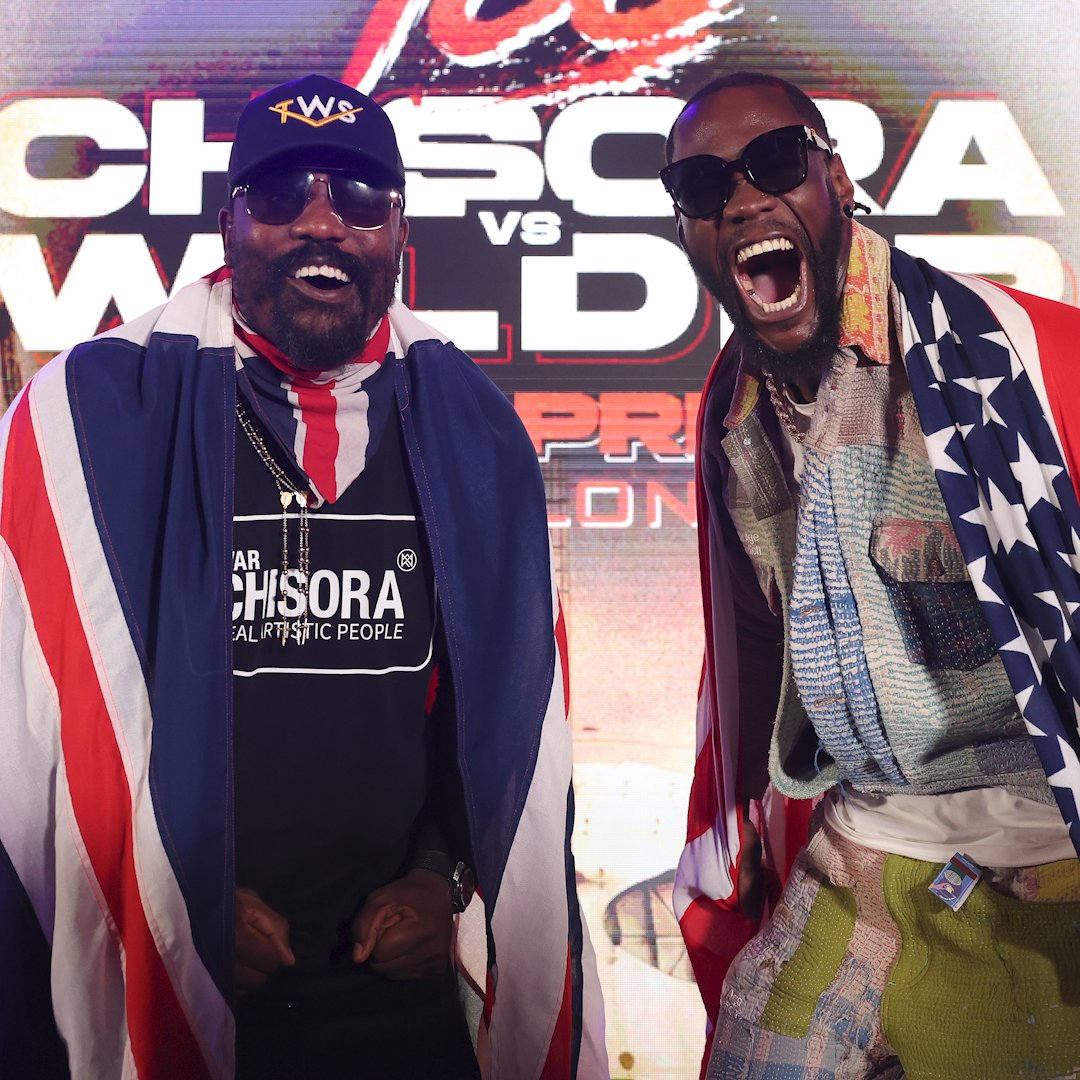Deontay Wilder &amp; Derek Chisora were mic’d up during their face-off 🗣️