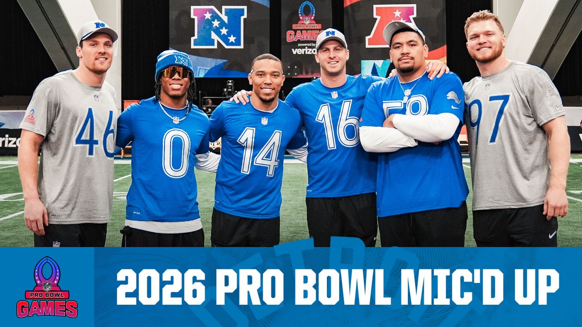 .Aidan Hutchinson and Amon-Ra were mic'd up for #ProBowlGames practice