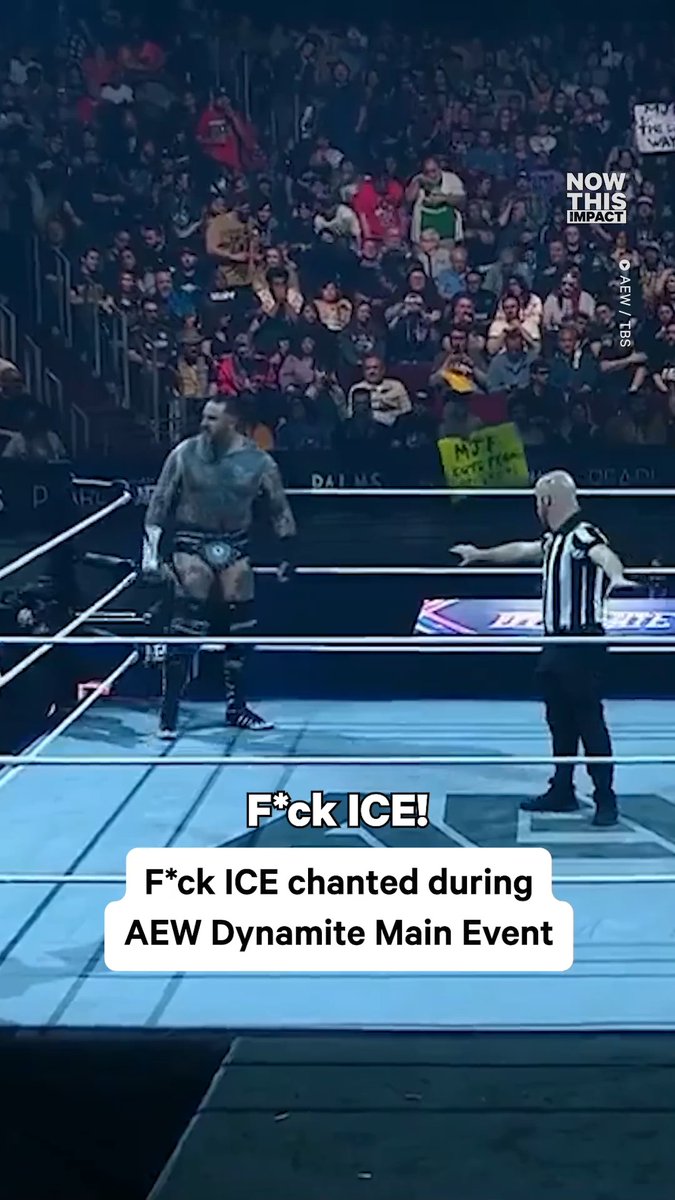 Brody King, who won the match, has worn an 'abolish ICE' shirt during past wrestling events and has raised about $59k for groups supporting immigrants in Minnesota.