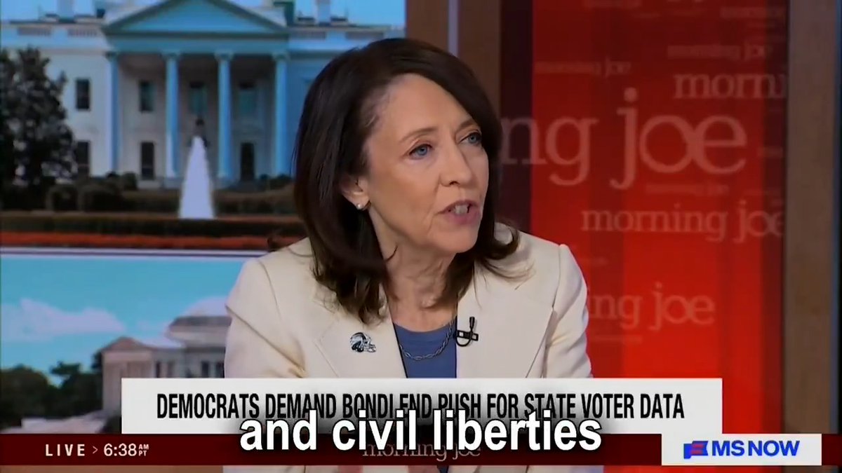 The Trump Administration is demanding our state’s voter rolls so they can get personal information about Washingtonians. You can't spy on Americans. My appearance on Morning Joe ⬇️