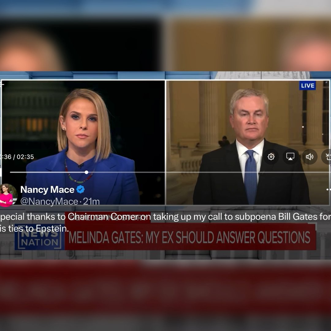 Special thanks to Chairman Comer on taking up my call to subpoena Bill Gates for his Epstein ties. We are one step closer to finding out why these elitist freaks felt the need to hang out with a convicted pedophile.