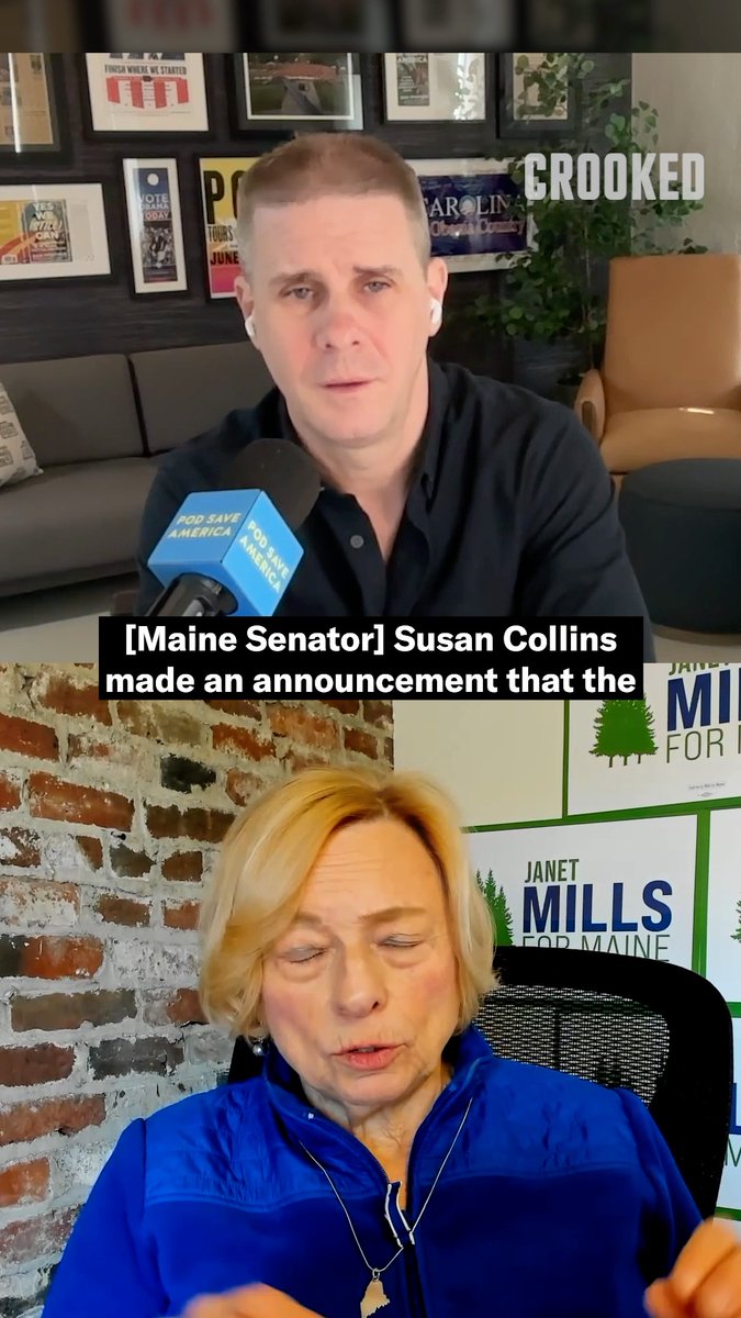 “Why didn’t Susan Collins stop it in the first place? Stop people with no criminal charges from being taken from their families?” —Gov. Janet Mills on ICE operations in Maine