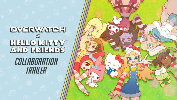 New #Overwatch x Sanrio Trailer 🎀 Watch this cute animation showing off the new skins: Hello Kitty Juno, Cinnamoroll Kiriko, Pompompurin Mercy, My Melody DVa, Kuromi Widowmaker, and Keroppi Lúcio. 💖 Join Hello Kitty & Friends on February 10!