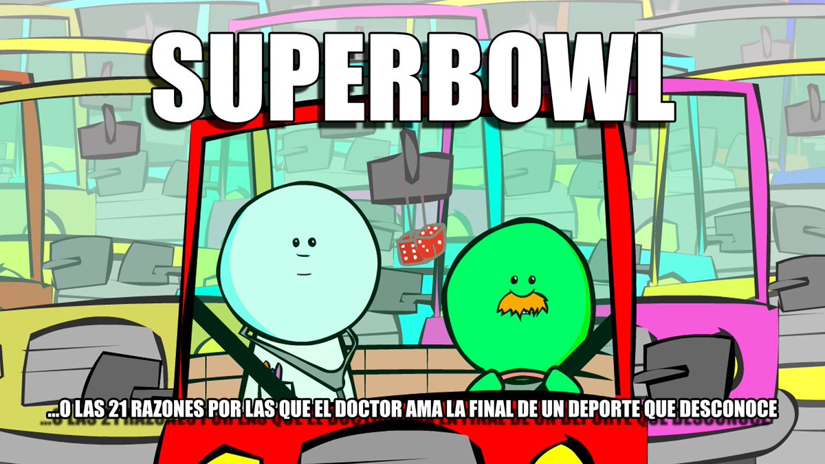 DDN: El Superbowl No sabe quiénes juegan. No entiende las reglas. No tiene idea de por qué el balón parece huevo. Pero El Doctor tiene 21 razones irrebatibles para defenderlo como el mejor evento del año. #DrivingDrNetas #Superbowl #Humor