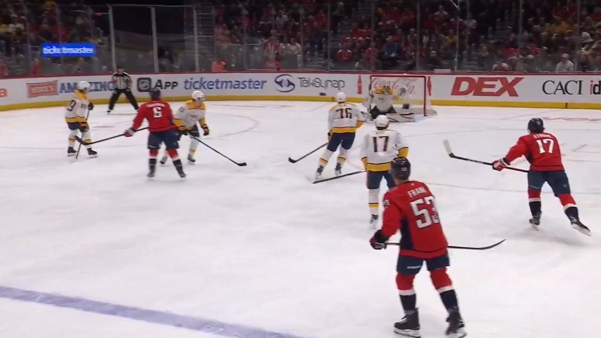Scoring 20 goals as a defenseman is sick. Scoring your 20th goal of the season as a defenseman like this is absolutely insane.